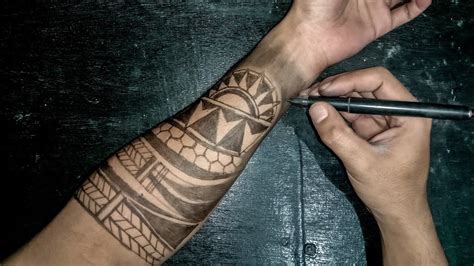 Cara membuat tato simple co
